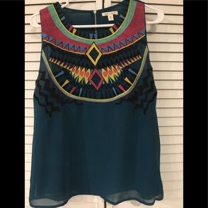 A blouse with Native American design